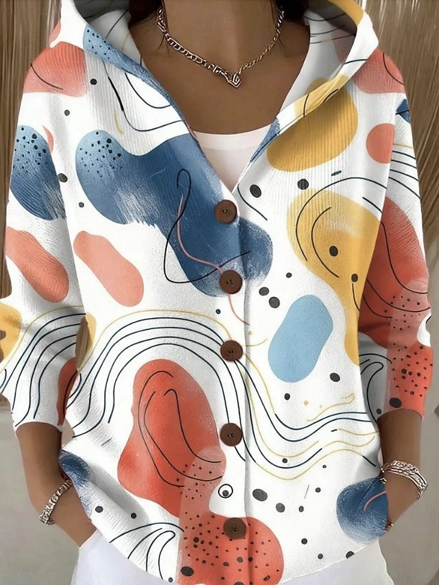 Cassidy | Warm Long Artistic Cardigan